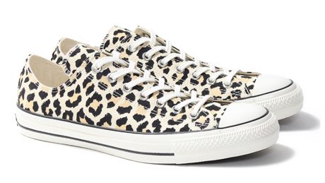 ワコマリアがレオパード柄のオールスターで100周年を祝福。