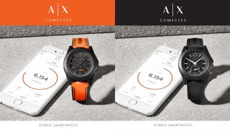One to wear in the summer! A|X Armani Exchange hybrid smartwatch.