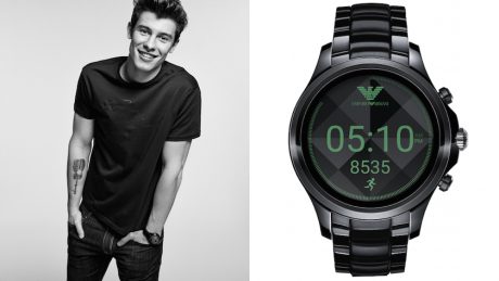 Featuring Shawn Mendes! Campaign for Emporio Armani's new smartwatch.