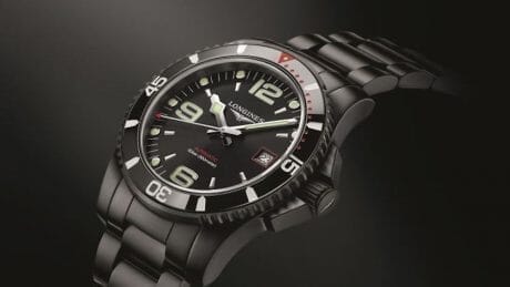 Limited edition of 500 pieces! Longines presents a "black" watch.