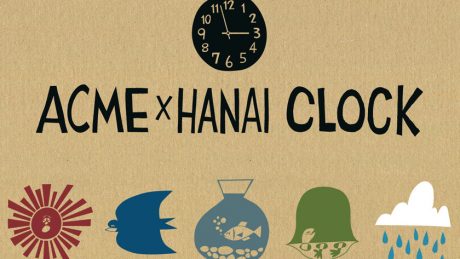 イラストレーター、花井祐介がつくった子ども部屋に合う壁掛け時計。