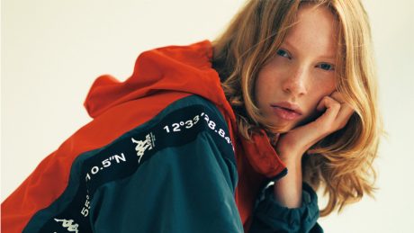 The dark and sophisticated street mood of Kappa's collaborative wear.