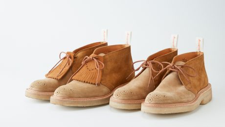 秋冬を足元から。トリッカーズ×フィルメランジェのスエードシューズ。