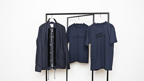 色気とツヤのあるネイビーコレクション。サカイが伊勢丹メンズ館でポップアップショップをスタートさせます。