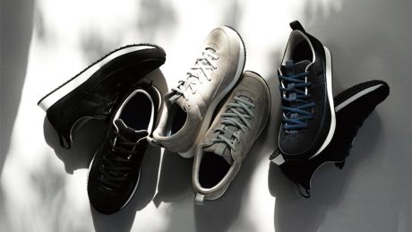 Notice the blue over sneakers, stripped of any embellishment.