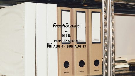 Fresh Service pop-up at M.I.U. in Nakameguro.