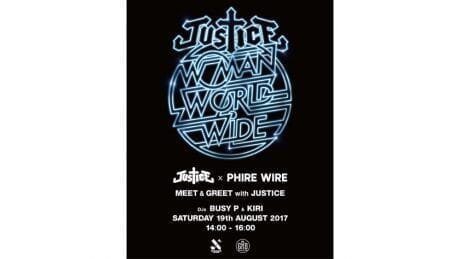 JUSTICEの2人が来店！ファイヤーワイヤーのコレクションローンチパーティが明日開催。