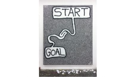 A maze of paintings with all kinds of suggestions, a solo exhibition of new works by Yusuke Abe at VOILLD.