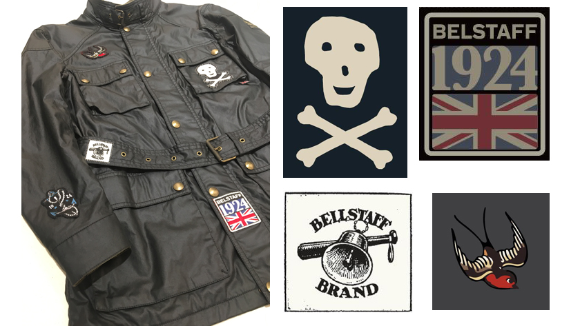 希少 Belstaff ベルスタッフ ピンバッジ barbour バブアー