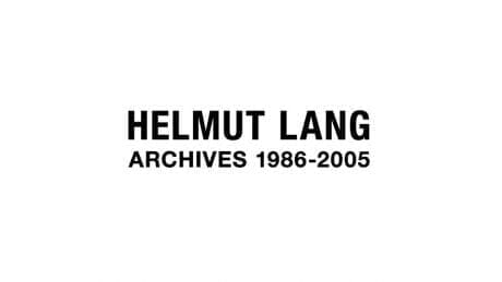 An archival exhibition of Helmut Lang, a seeker of minimalism. At Cibone.
