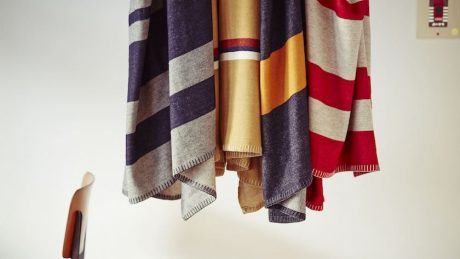 Rumer is a fabric brand that debuted this season with the tradition of Bishu weaving.