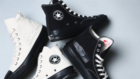 コム デ ギャルソンとコンバース アディクトの頂上コラボ。