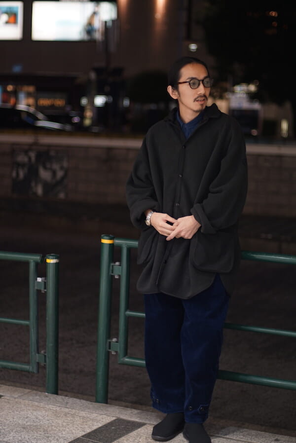 Porter Classic for BLOOM&BRANCH フリースシャツ