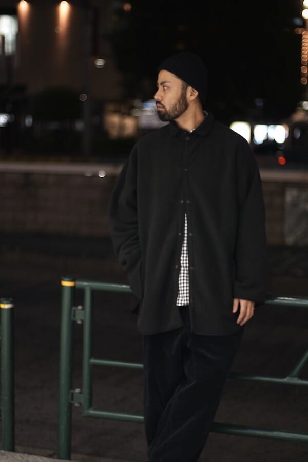 Porter Classic for BLOOM&BRANCH フリースシャツ