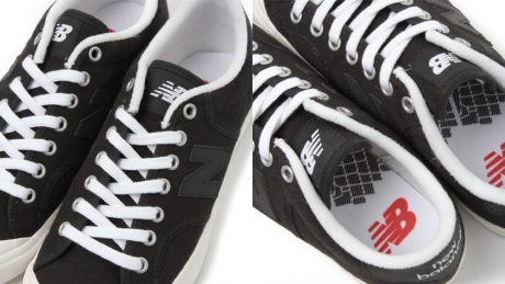 ニコアンドが別注したニューバランスのPro Court。細やかなこだわりが満載です。