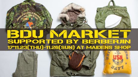 Maiden's Shop x Berberzine, a large collection of vintage military