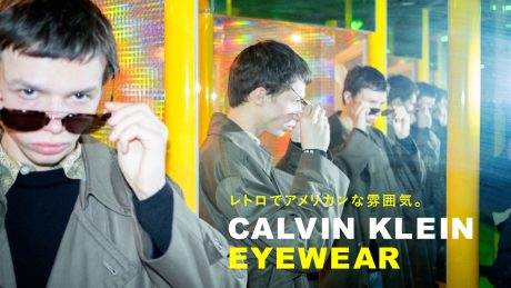 レトロでアメリカンな雰囲気。CALVIN KLEIN EYEWEAR