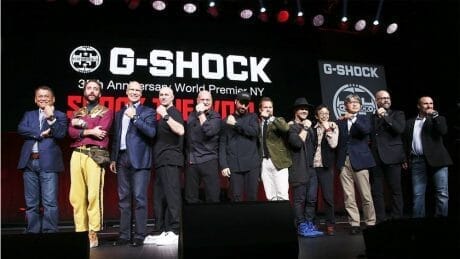 世界の関心がG-SHOCKに向いています。NYで盛大に開催された35周年記念イベント。