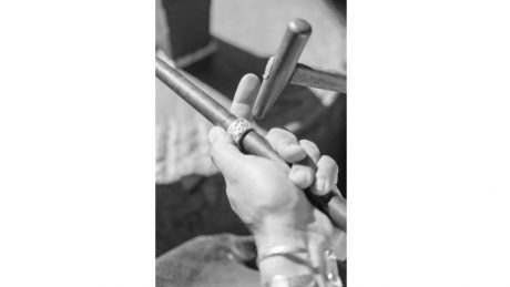 Warm items for commemorative gifts. One-of-a-kind exhibition of handmade accessories checkerboard.