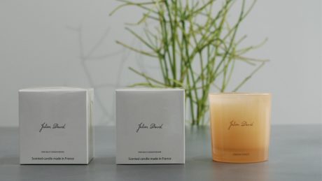 Julian David launched the brand's first fragrance candle.
