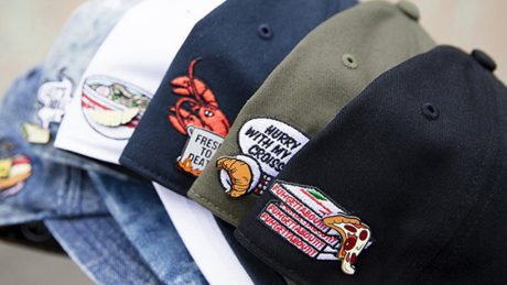 Unique combination of specialty products and pins from six cities around the world! Forty Seven collaboration baseball cap.