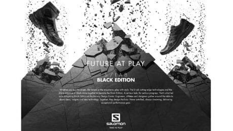 ファッションシーンをざわつかせた漆黒のサロモンが再びリリース！