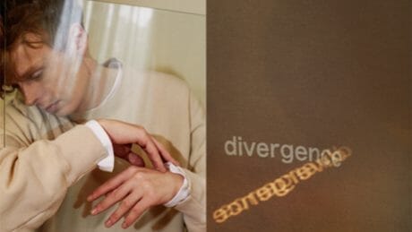 Stein's new collection depicts the theme of misalignment and discomfort.