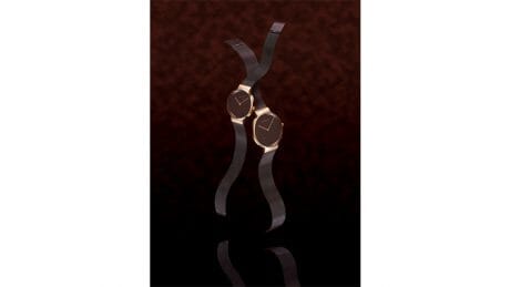 A pair of Bering watches representing smooth chocolate. The perfect gift.