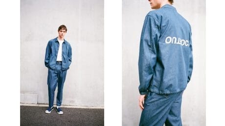 A collaboration between Krane Homme and Mine Denim. Denim items with beautiful silhouettes are available.