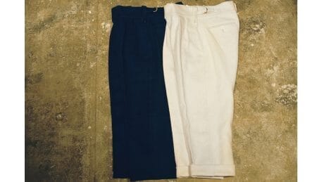 ニートとかぐれが生み出したのは、メキシカンパーカの風合いが絶妙なパンツ。