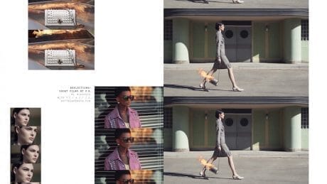 A video work reminiscent of a mysterious film. Bottega Veneta's advertising campaign titled "Reflections.