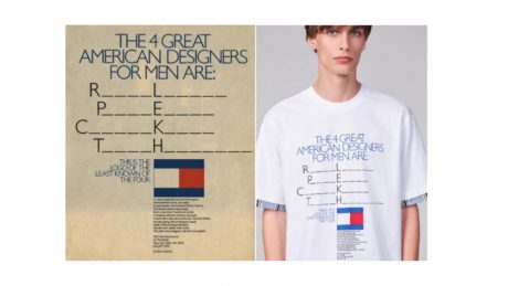 Have you seen this ad? It is a capsule collection "BEING BOLD" by Tommy Hilfiger.