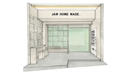 A store where bridal rings can be bought and made 24 hours a day, 7 days a week. Jam Homemade's flagship store will be renewed.