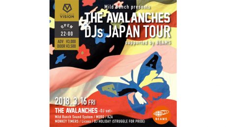See you at VISION tomorrow night for THE AVALANCHES' Japan tour!