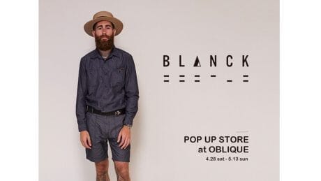 品のよさが際立つブランクのポップアップが水戸で開催。グラスホルダーをノベルティでプレゼント。