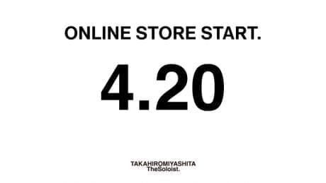 タカヒロミヤシタザソロイスト.のONLINE STOREがオープン！