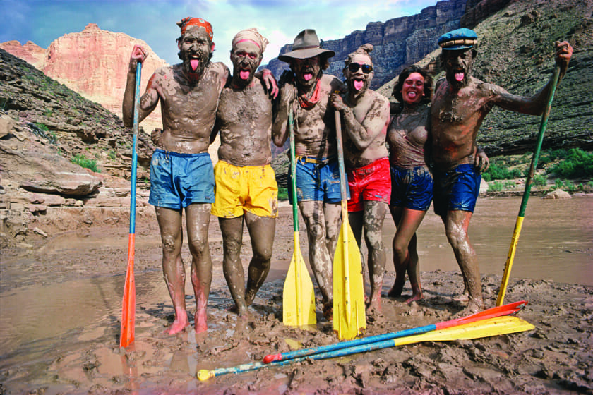 THIS PHOTO IS TO BE USED TO PROMOTE PATAGONIA PRODUCTS ONLY. authorized for licensed dealers - NO third party use. photo rights expire on December 31, 2018. PHOTO CREDIT: Chris Brown / River rats at the confluence of the Colorado and Little Colorado Rivers.