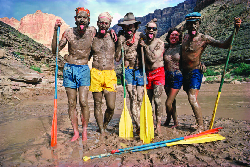 THIS PHOTO IS TO BE USED TO PROMOTE PATAGONIA PRODUCTS ONLY. Authorized for licensed dealers - NO third party use. Photo rights expire on December 31, 2018. PHOTO CREDIT: Chris Brown / River rats at the confluence of the Colorado and Little Colorado Rivers.