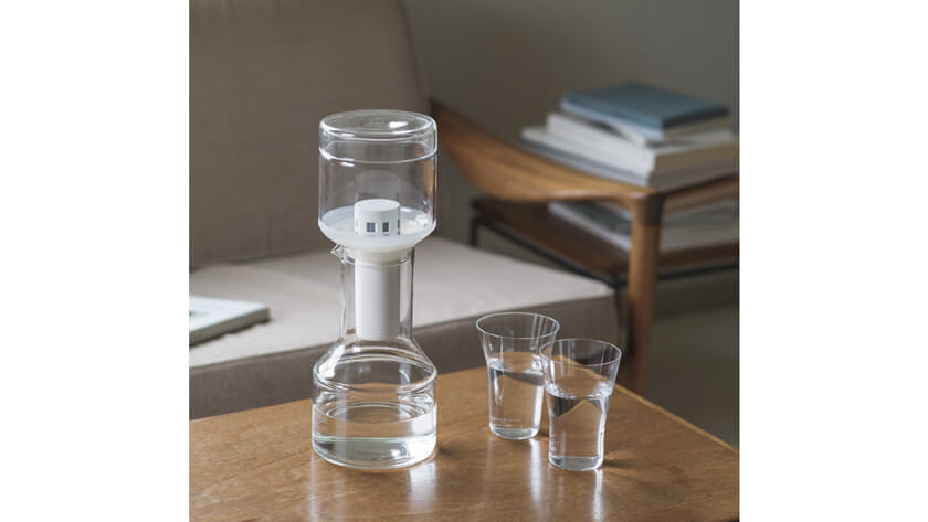 美味しい水を、美しく飲もう。浄水器にクラフトを掛け合わせた画期的な