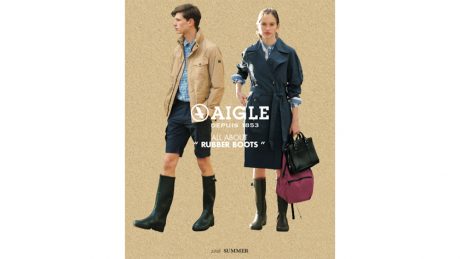 夏だからこそ、エーグルの名作「ラバーブーツ」を履きこなしたい。