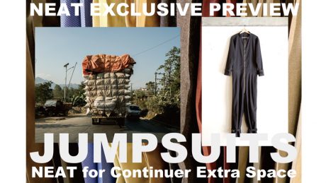 ドレスとカジュアルの間をゆく、ちょうど良い塩梅。ニートがつくる洗練されたジャンプスーツ。