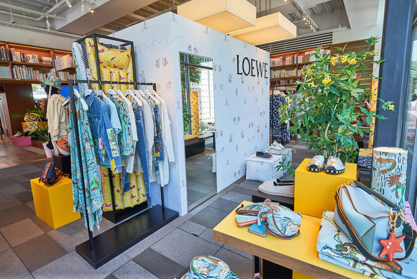 Event photos from the Loewe Daikanyama T-Site pop-up shop opneing