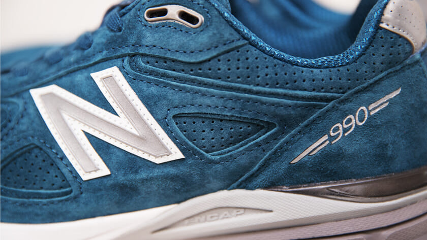 New Balance 990 スニーカー オリーブ/オレンジ NEW BALANCE(ニューバランス) 990V3 low cut sneakers