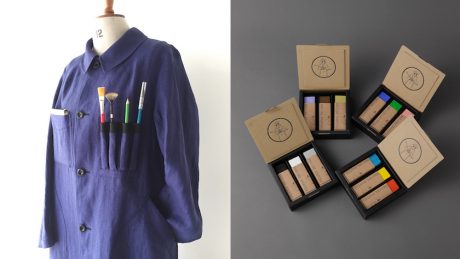 The first time the rhinoceros flagship store . A pop-up store in collaboration with Kawachi Western Art Materials Store .