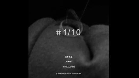 秋冬シーズンに向けて、HYKEがショートムービーを毎週更新。