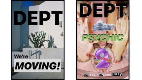 DEPT@VACANT is coming to Cat Street. There will be events and fortunetelling during the last 4 days of Vacant, including this weekend.