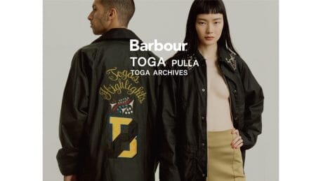 トーガ プルラとバブアーのコラボレーションジャケットが今季も登場！