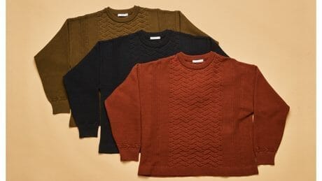 The original landscape of Ishikawa Prefecture that Yashiki incorporates into its knitwear.