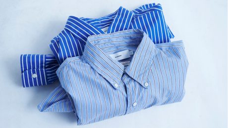 Graphpaper's finest shirts are made of fabric from a long-established British manufacturer.
