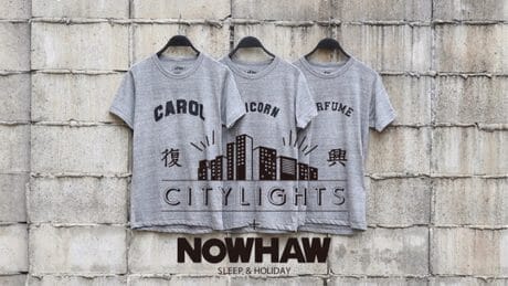 西日本豪雨災害復興企画。ノウハウ×シティライツの広島愛が溢れるTシャツ。